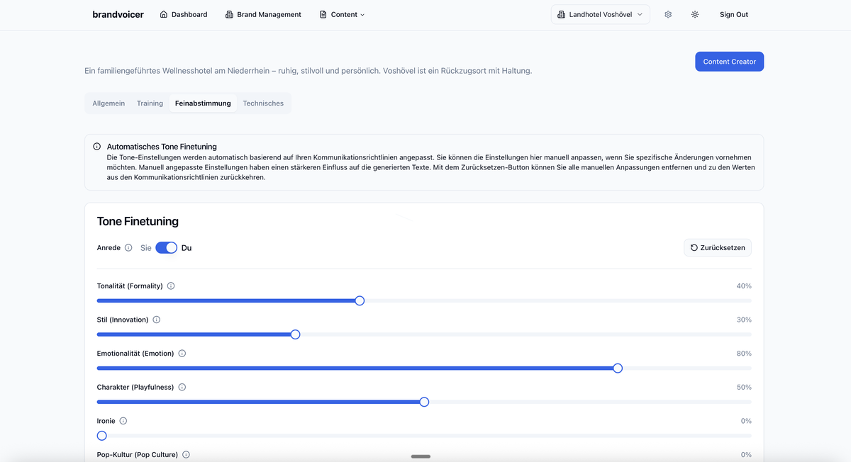 brandvoicer - AI Brand Voice Platform